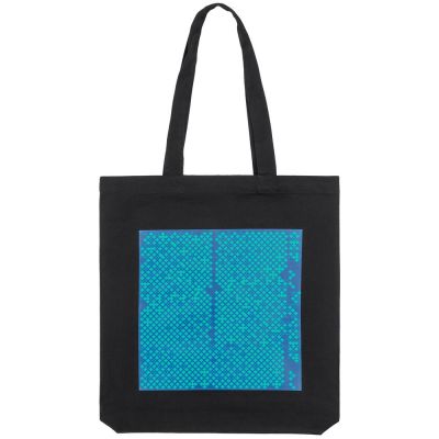 Холщовая сумка Big Data, черная-2