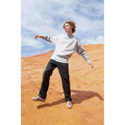 Свитшот унисекс Authentic, серый меланж-6