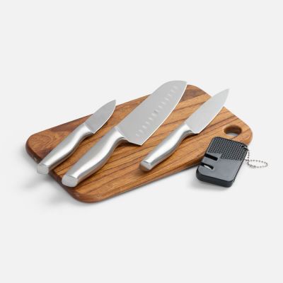 Набор для мяса Meateam с ножами и разделочной доской-1