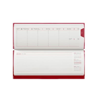 Планинг Faro, датированный, красный-4