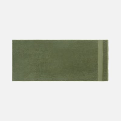 Полотенце махровое Terrychic, среднее, зеленое-1