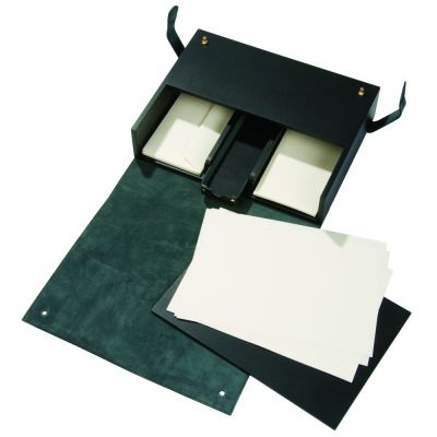 Настольная подставка для бумаг Pinetti, черная-1