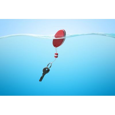 Непотопляемый брелок Soke, красный-2