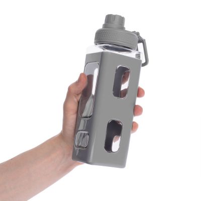 Бутылка для воды Square Fair, серая-5