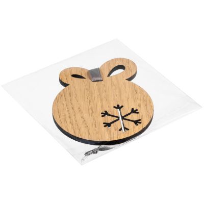 Деревянная подвеска Christmate, шар-2