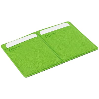 Обложка для автодокументов Devon Light, зеленая-2