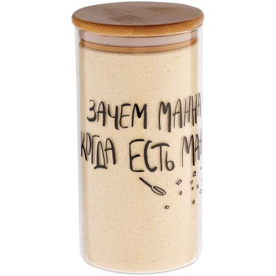 Емкость для хранения «Крупы. Манка», большая-4