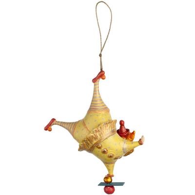 Набор из 3 елочных игрушек Circus Collection: барабанщик, акробат и слон-9