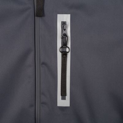 Куртка унисекс Shtorm, темно-серая (графит)-4