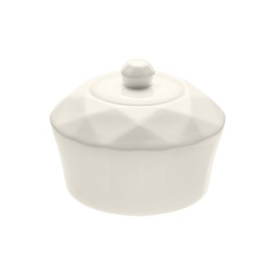 Сахарница Diamante Bianco, белая-2