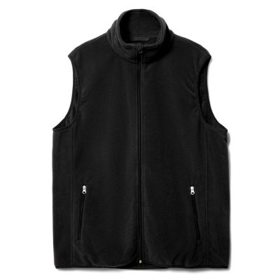 Жилет флисовый унисекс Nesse, черный-0