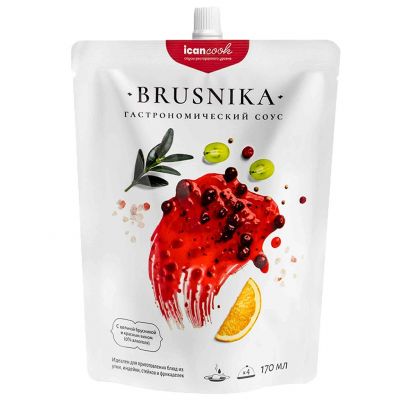 Соус Icancook, большой, брусничный-0