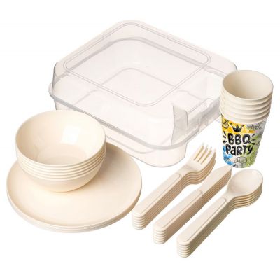 Набор посуды для пикника на 6 персон Picnic на заказ-2