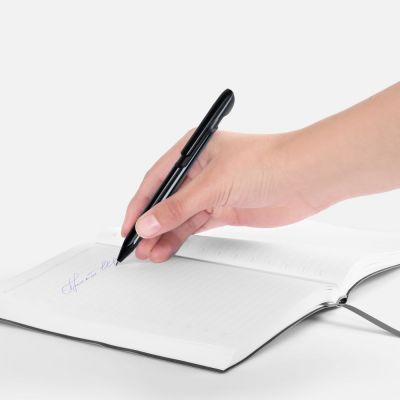 Ручка шариковая Evoxx Recycled, черная-5