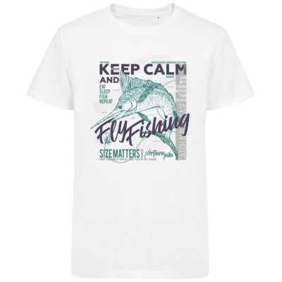 Футболка Fishing, белая-1