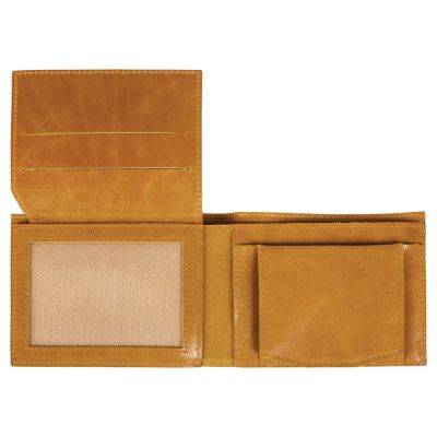 Портмоне Apache, с отделением для мелочи, горчичное-3