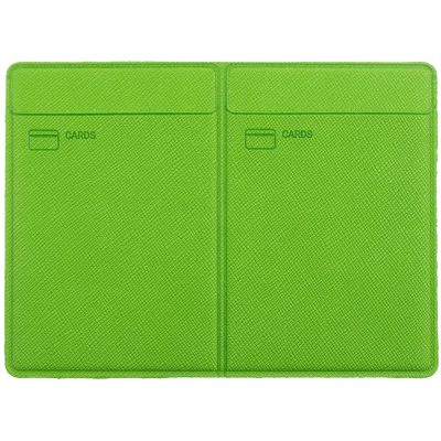 Обложка для автодокументов Devon Light, зеленая-0