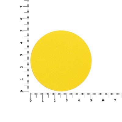 Наклейка тканевая Lunga Round, M, желтая-1