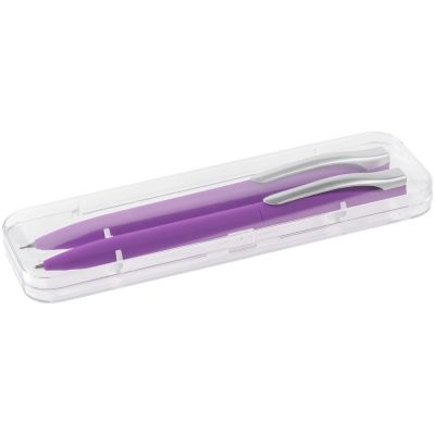 Набор Pin Soft Touch: ручка и карандаш, фиолетовый-2