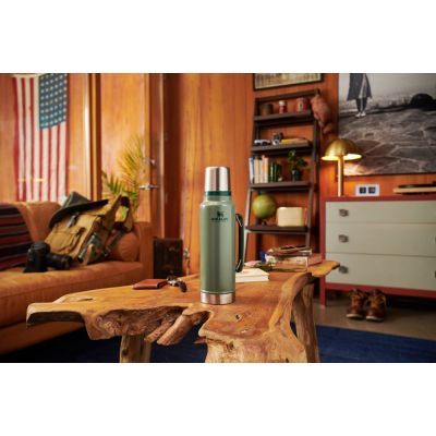 Термос Stanley Classic 1000, черный-1