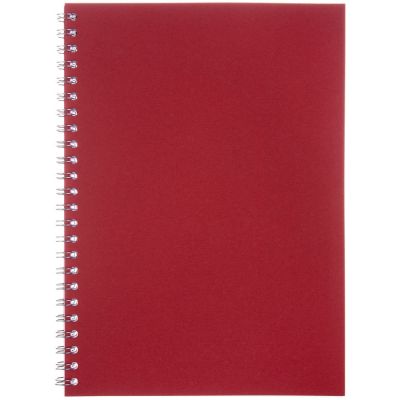 Блокнот Salvador в клетку, красный-0