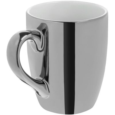 Кружка Lacerta, серебристая-1