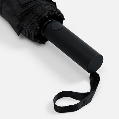 Зонт складной с УФ-защитой Ribstar, черный-5