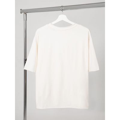 Футболка оверсайз Vozduh 2.0, кремовая-1