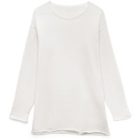 Лонгслив унисекс Siluetti Fuori, молочно-белый