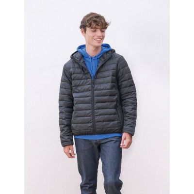 Куртка с капюшоном мужская Stream Men, черная-3