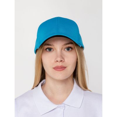 Бейсболка Harris, бирюзовая-5