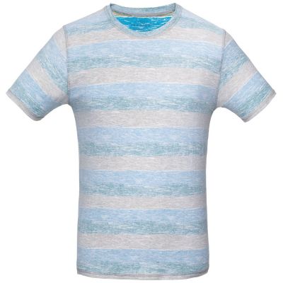 Футболка мужская Rayet двусторонняя, голубая с зеленым-0