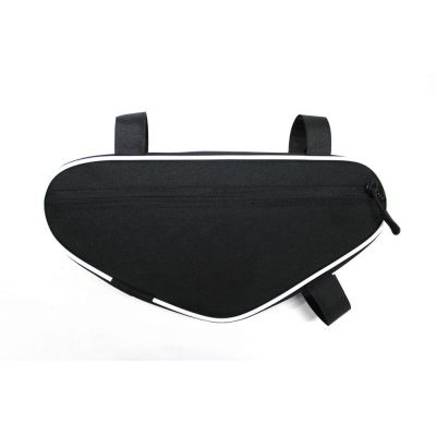 Велосумка на раму BikeLine, черная с белым-1