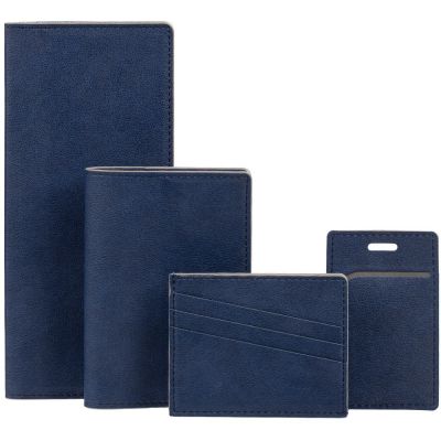 Чехол для карточек Petrus, синий-7