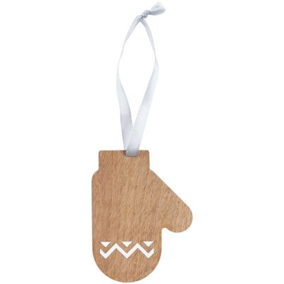 Деревянная подвеска Carving Oak, в форме варежки-1