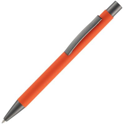 Ручка шариковая Atento Soft Touch, оранжевая-0