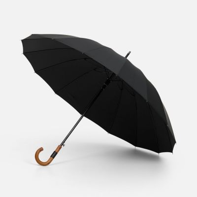 Зонт-трость Cloudfall, черный-0