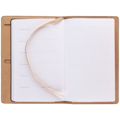 Еженедельник-портфолио Remini, недатированный, бежевый-5