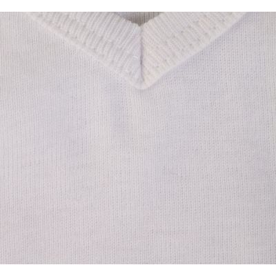 Футболка женская Lady 220 с V-образным вырезом, белая-3