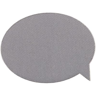 Наклейка тканевая Lunga Bubble, M, серая-0