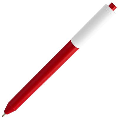 Ручка шариковая Pigra P03 Mat, красная с белым-1