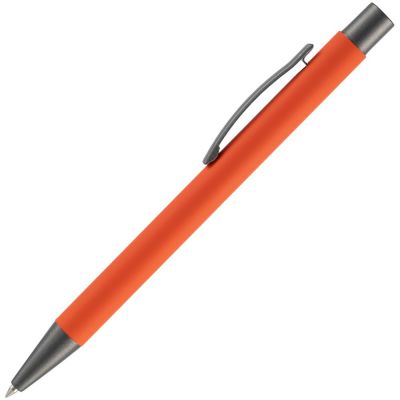 Ручка шариковая Atento Soft Touch, оранжевая-1