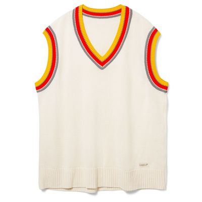 Жилет оверсайз унисекс Cornell в сумке, молочно-белый-0