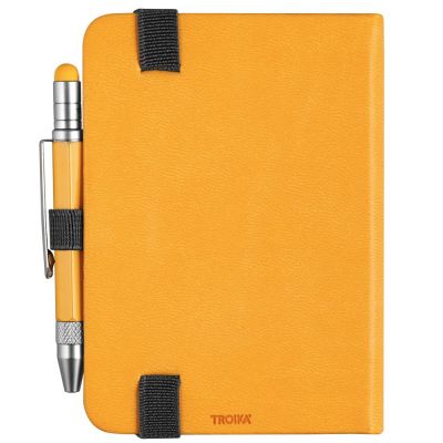 Блокнот Lilipad с ручкой Liliput, желтый-2
