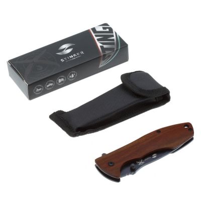Складной нож Stinger 632ZW, эбеновое дерево-4