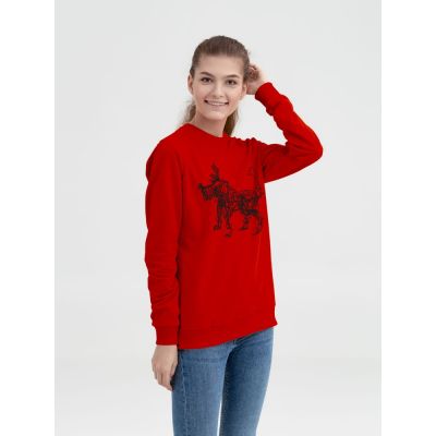 Толстовка «Собака Каляка», красная-2