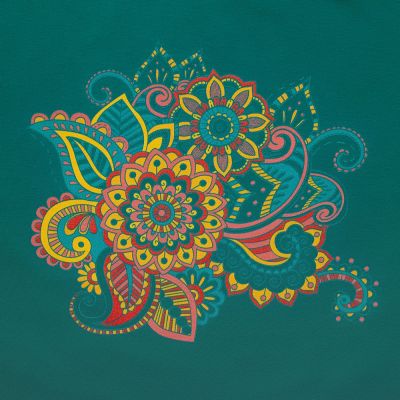 Футболка «Узор», зеленая-3