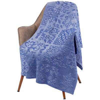 Плед Ornamental, синий-0