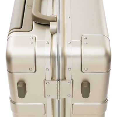 Чемодан Metal Luggage, золотистый-8