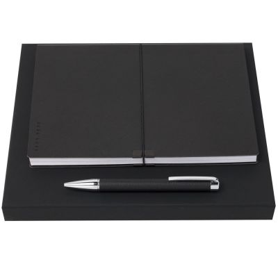 Набор Storyline: блокнот А5 и ручка, черный-0